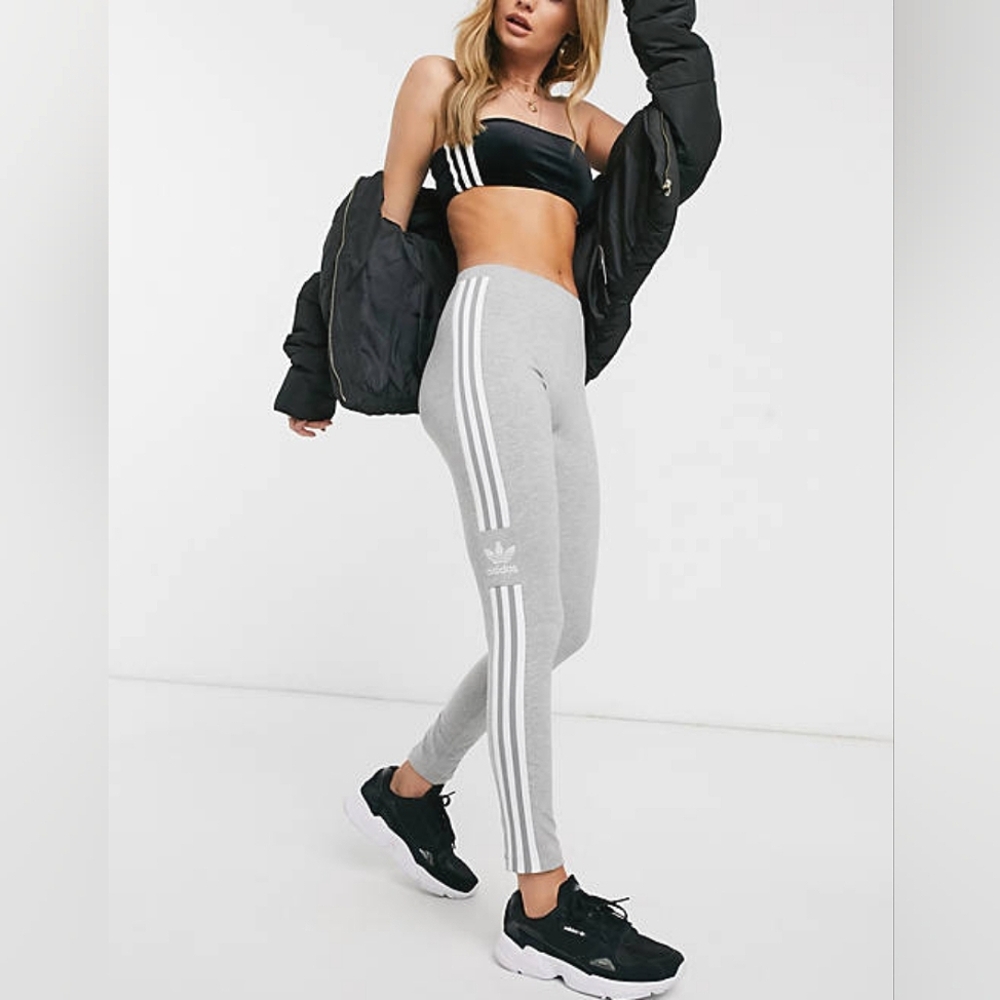 ADIDAS Trefoil 3 Stripe High-Waisted Leggings